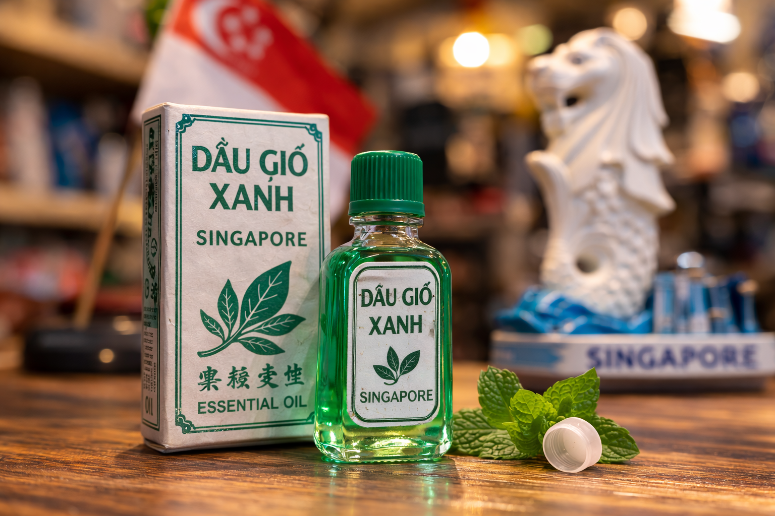 Đặc sản dầu gió Singapore