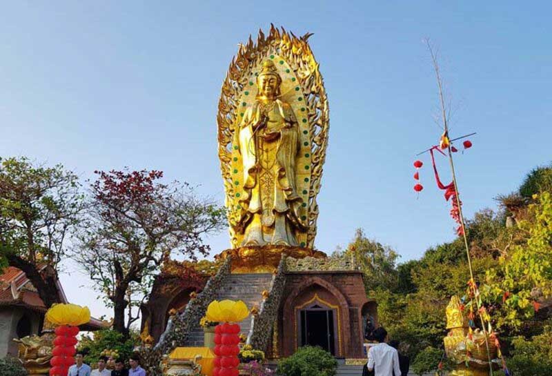 Kiến trúc bức tượng đôi Quan Thế Âm độc đáo