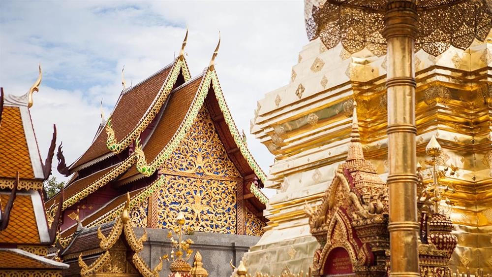 Khám phá lối kiến trúc độc đáo của chùa Wat Phrathat Doi Suthep Khám phá lối kiến trúc độc đáo của chùa Wat Phrathat Doi Suthep