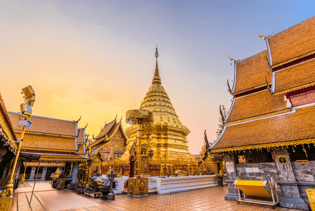 Tòa bảo tháp Chedi - Nơi lưu giữ di vật của Phật Tổ Tòa bảo tháp Chedi - Nơi lưu giữ di vật của Phật Tổ