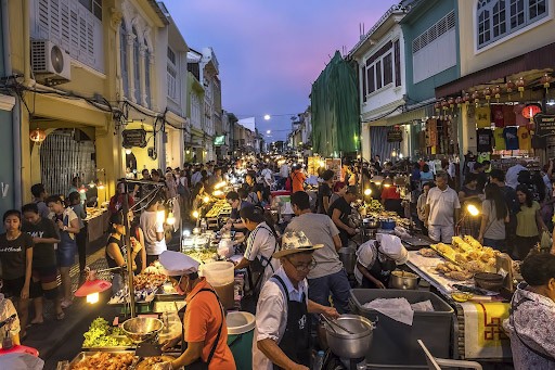 Ẩm thực khu đô thị cổ Phuket