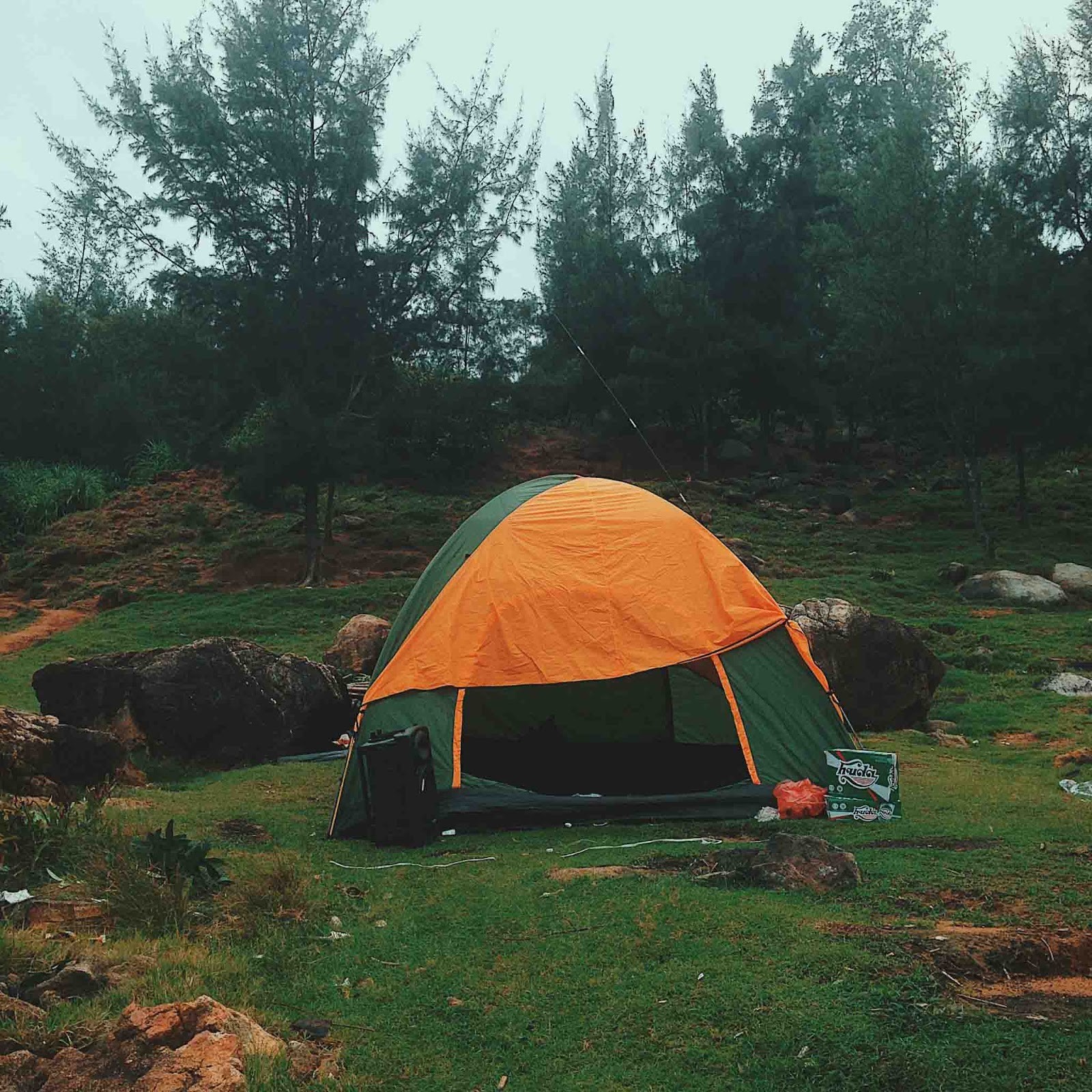 Cắm trại tại Bãi Cát Vàng