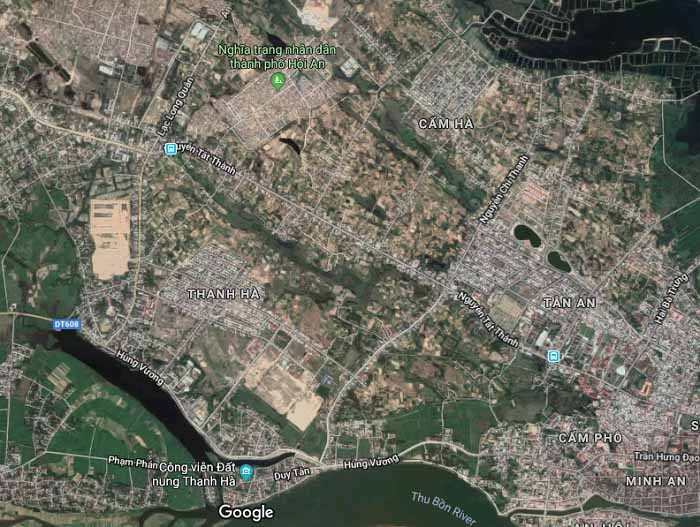 Bản đồ vệ tinh Hội An