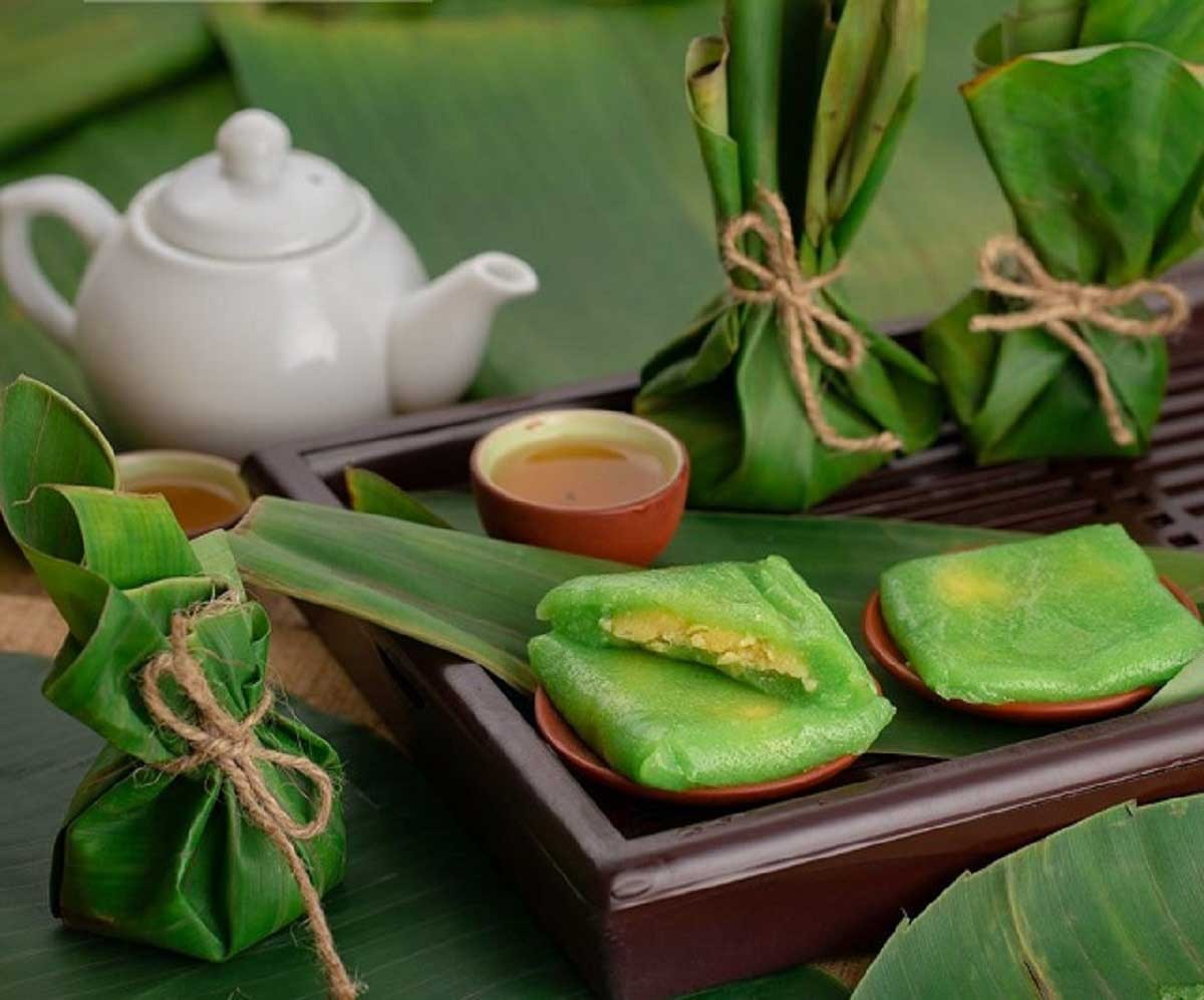 Bánh cốm nếp dẻo, món ăn đặc sắc trong ẩm thực Quy Nhơn