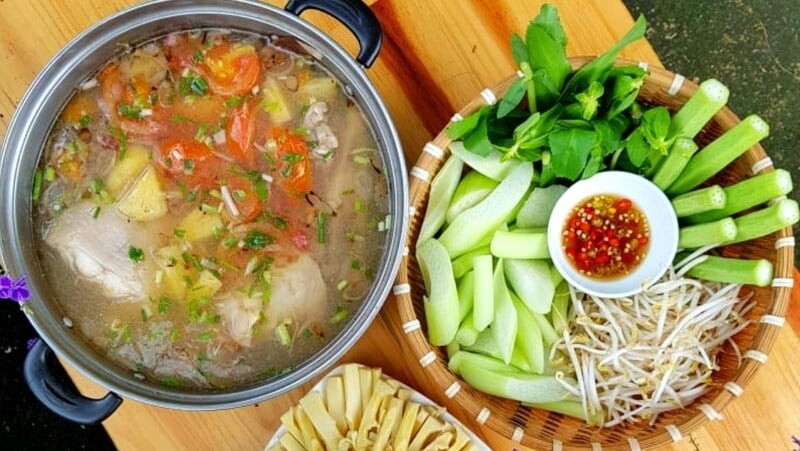 Canh chua cá lăng Canh chua cá lăng