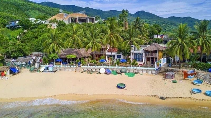 Làng chài bãi xếp Cảnh quan làng chài bãi xếp