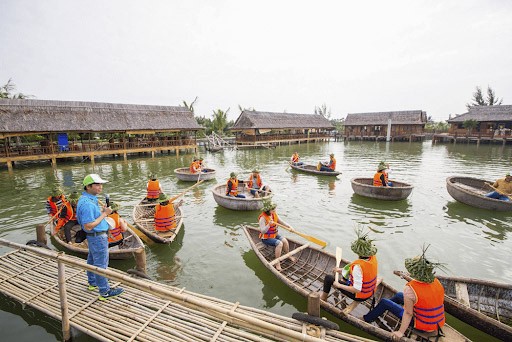 Cảnh quan ở rừng Dừa Bảy Mẫu