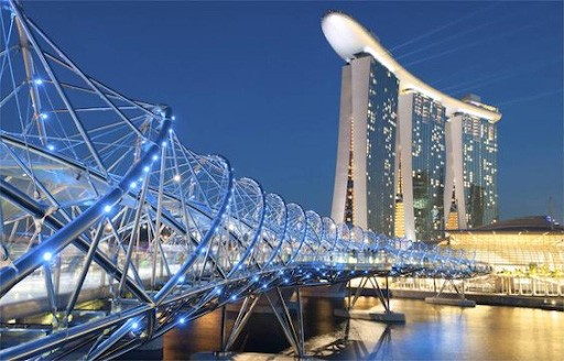 Cầu đi bộ Helix