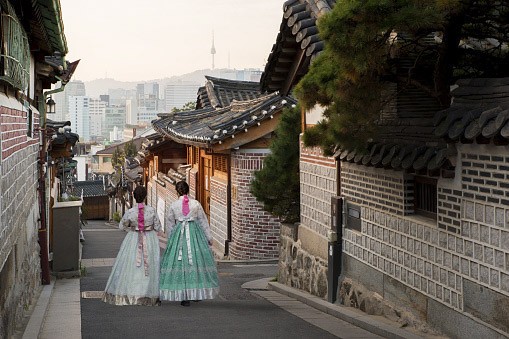 Check-in làng Hanok