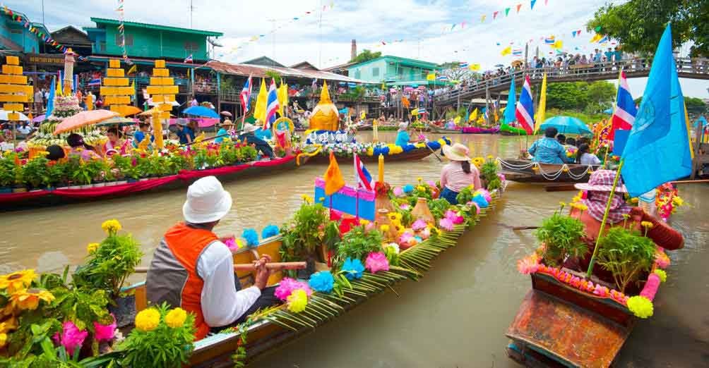 Chợ nổi Damnoen Saduak