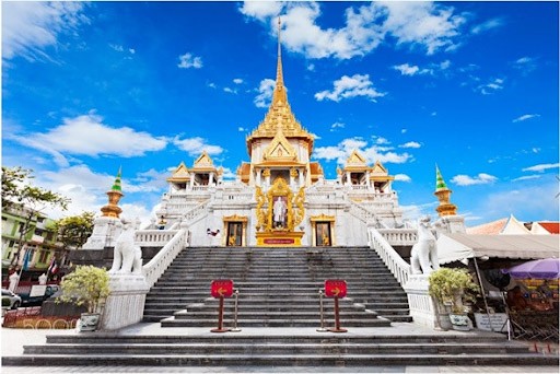 Chùa phật vàng nổi tiếng linh thiêng Thái Lan