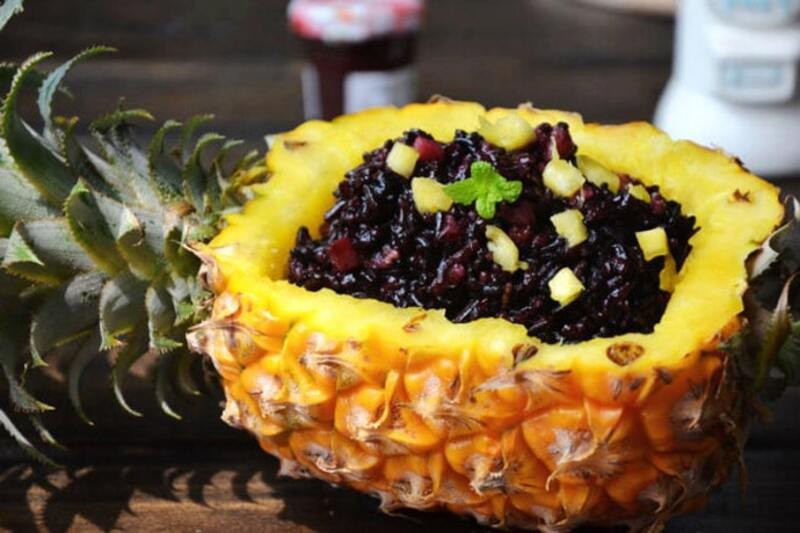 Xôi dứa tím Vân Nam 