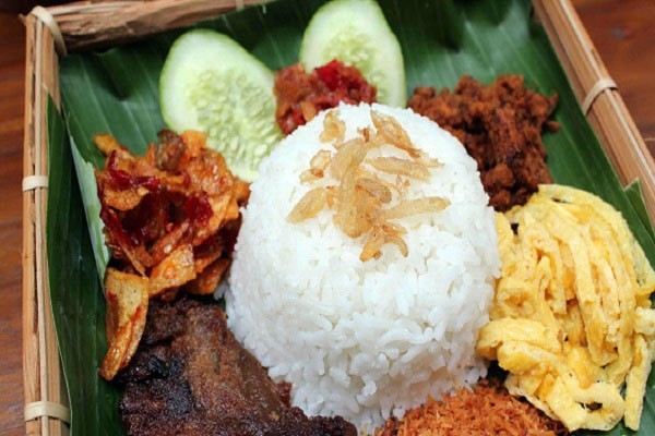 Cơm Jinggo được làm bằng loại gạo Bali đặc biệt 