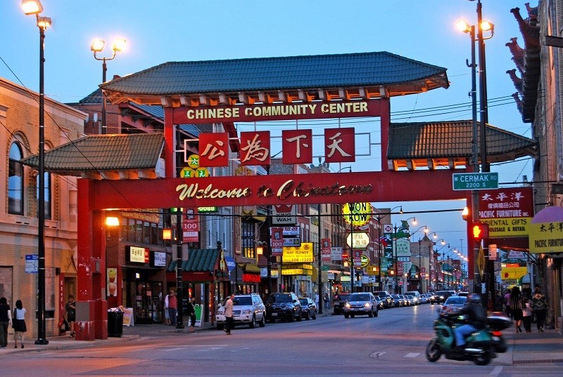 cổng vào của china town thái lan cổng vào của china town thái lan