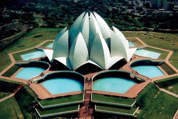 Đền Hoa Sen (Lotus Temple) - Du lịch Ấn Độ Nepal