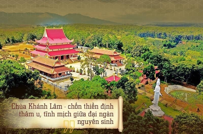 di chuyển đến chùa Khánh Lâm di chuyển đến chùa Khánh Lâm