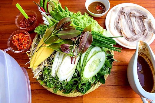 Bánh tráng thịt heo