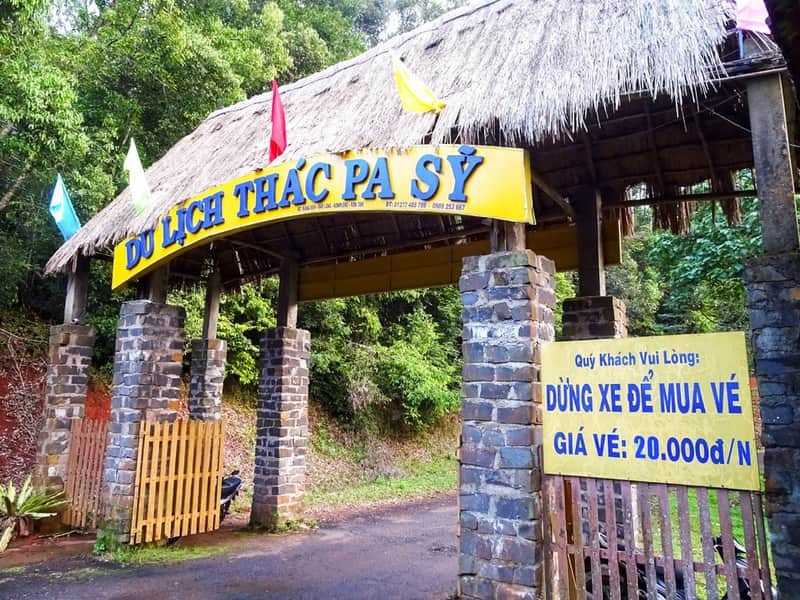 Giá vé thác Pa Sỹ Giá vé thác Pa Sỹ