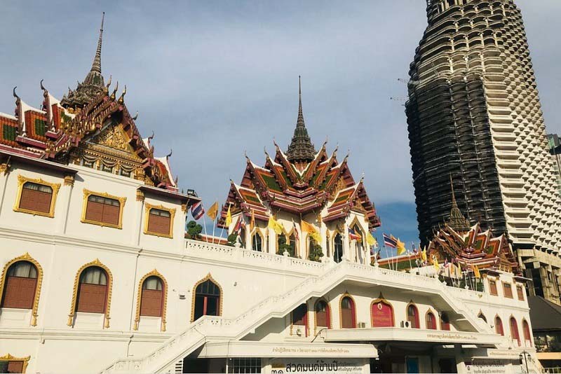 Khám phá kiến trúc nghệ thuật của Chùa thuyền Wat Yannawa Khám phá kiến trúc nghệ thuật của Chùa thuyền Wat Yannawa