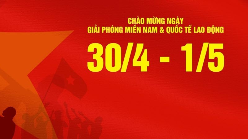 Lịch nghỉ lễ 30/4 và 1/5 năm 2025
