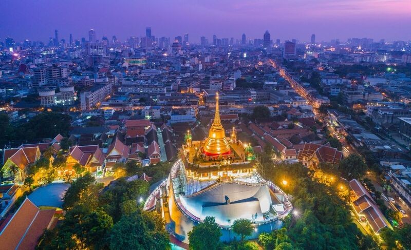 Lịch sử ra đời của Chùa Wat Saket Lịch sử ra đời của Chùa Wat Saket
