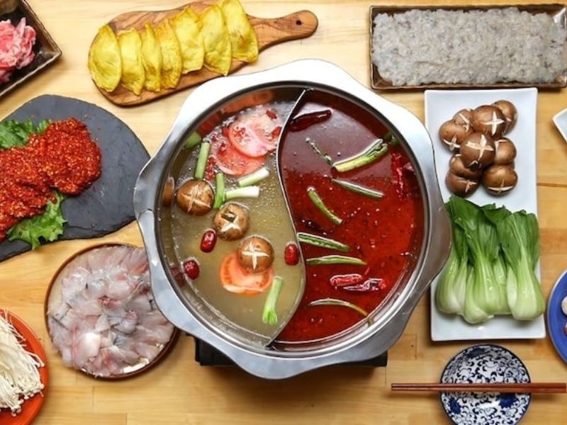 Nồi lẩu xuyên tiêu Măng Đen Nồi lẩu xuyên tiêu Măng Đen