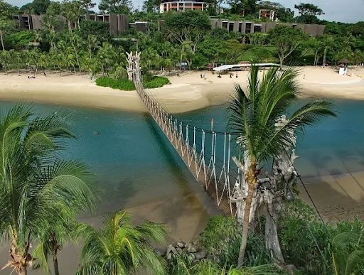 Palawan Beach tại đảo sentosa trong lịch trình du lịch Singapore-Malaysia 4 ngày 3 đêm