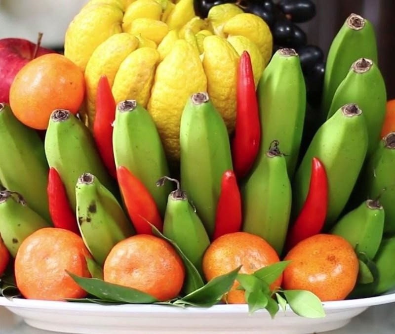 Mâm ngũ quả trong phong tục ngày Tết ở miền Bắc 