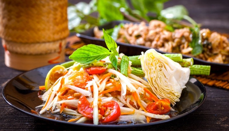 Som Tum (Salad xanh)