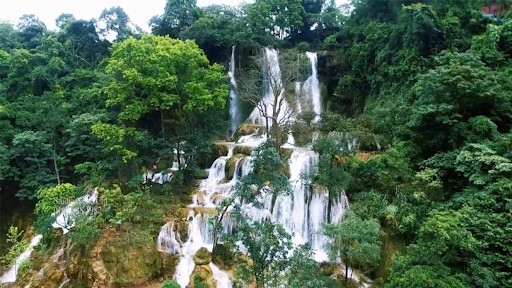 Mộc Châu tháng 9 - thác Dải yếm
