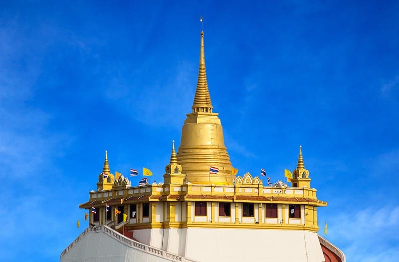 Tháp vàng Chùa Wat Saket Tháp vàng Chùa Wat Saket