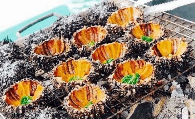Món nhum nướng vô cùng hấp dẫn