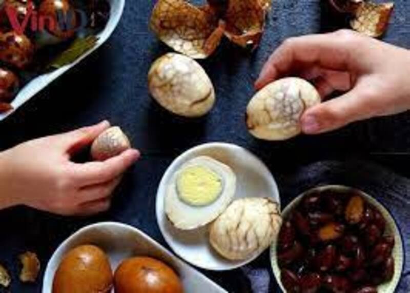 Trứng luộc trà Vân Nam 