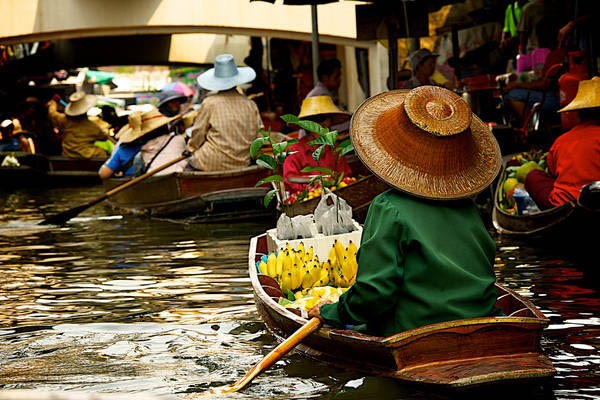 Vẻ đẹp chợ nổi Damnoen Saduak Vẻ đẹp chợ nổi Damnoen Saduak