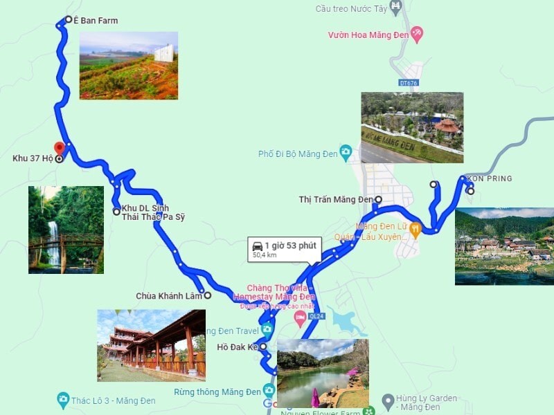 Vị trí địa lý chùa Khánh Lâm Vị trí địa lý chùa Khánh Lâm