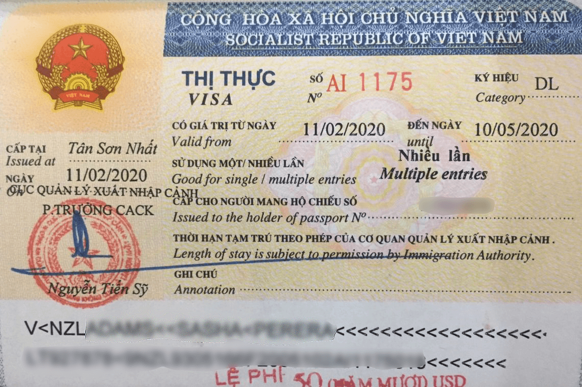Visa Đài Loan Visa Đài Loan
